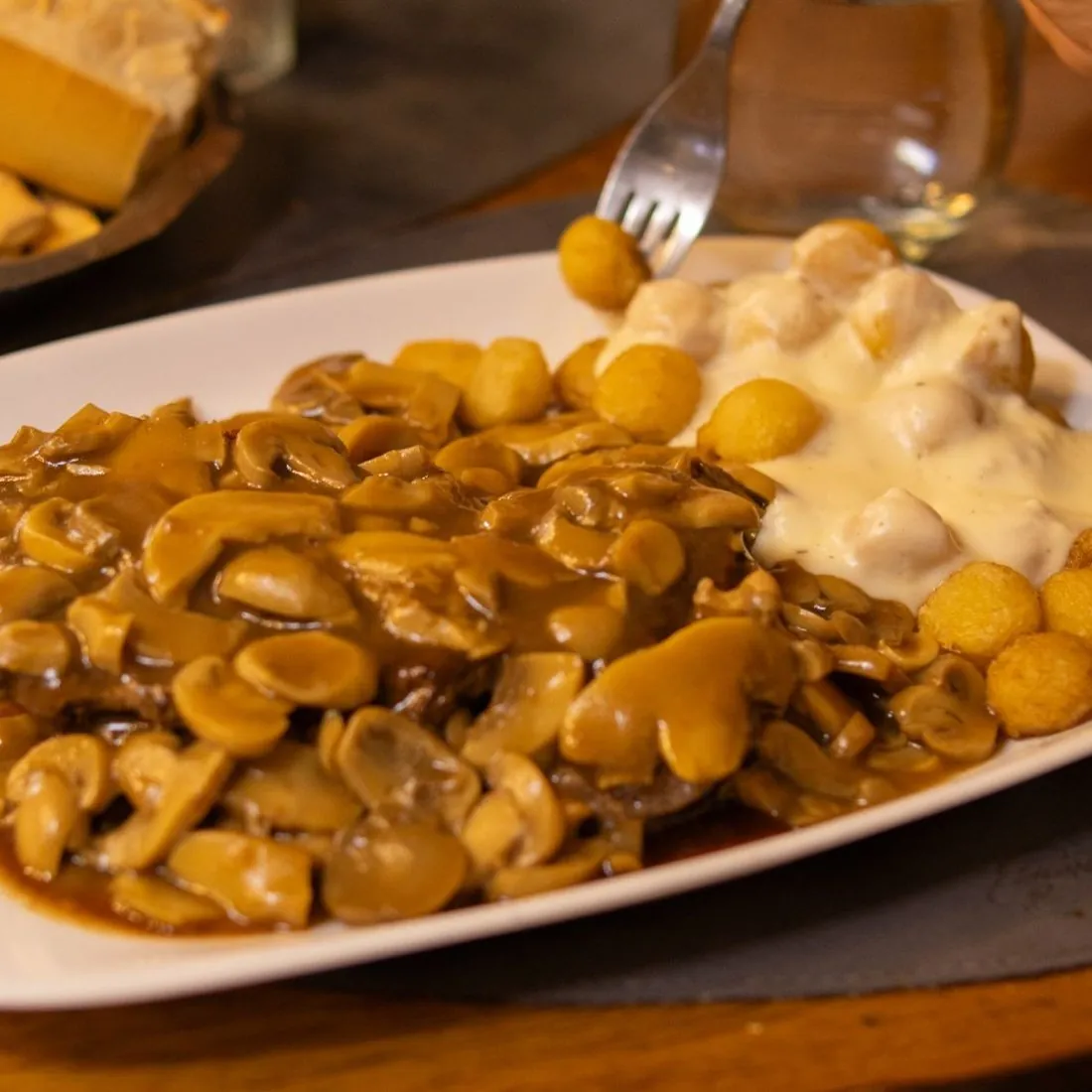 Lomo al champignon